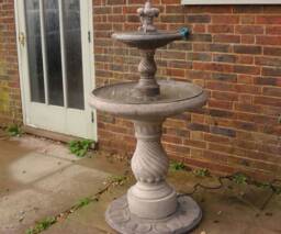 Candy Twist Stone Solar Pump F Water Fountain Feature - thumbnail 1