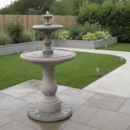 Candy Twist Stone Solar Pump F Water Fountain Feature - thumbnail 2
