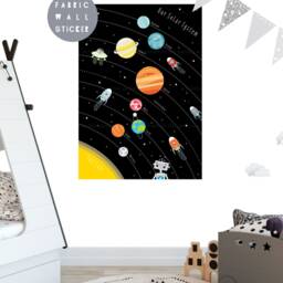 Solar System Wall Decal Peel & Stick Nursery Art - thumbnail 2