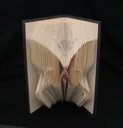 Swallowtail Butterfly Papillon Mariposa Lepidopterist Entomologist Folded Book Art Sculpture - thumbnail 1