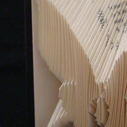 Swallowtail Butterfly Papillon Mariposa Lepidopterist Entomologist Folded Book Art Sculpture - thumbnail 4