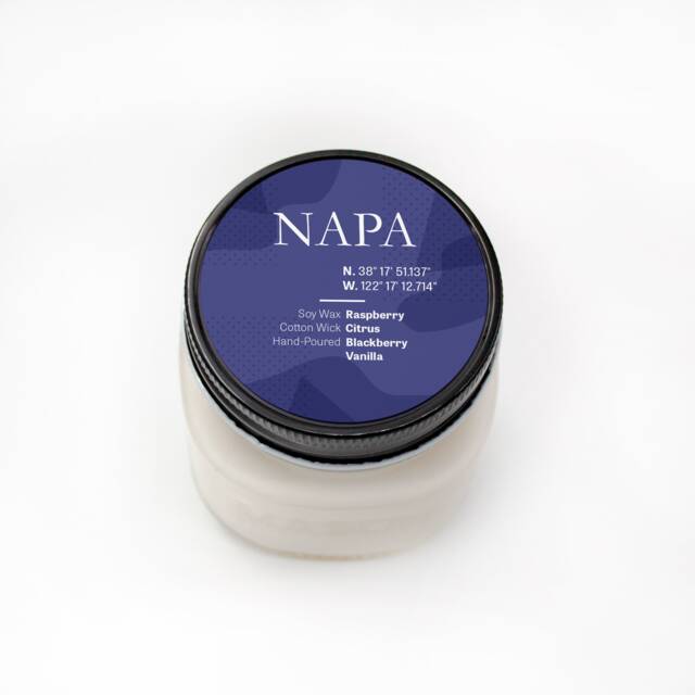 Napa California Soy Wax Candle, Handmade in Norcal, Raspberry Vanilla Scent, Farmhouse Style, Eco Friendly - image 1