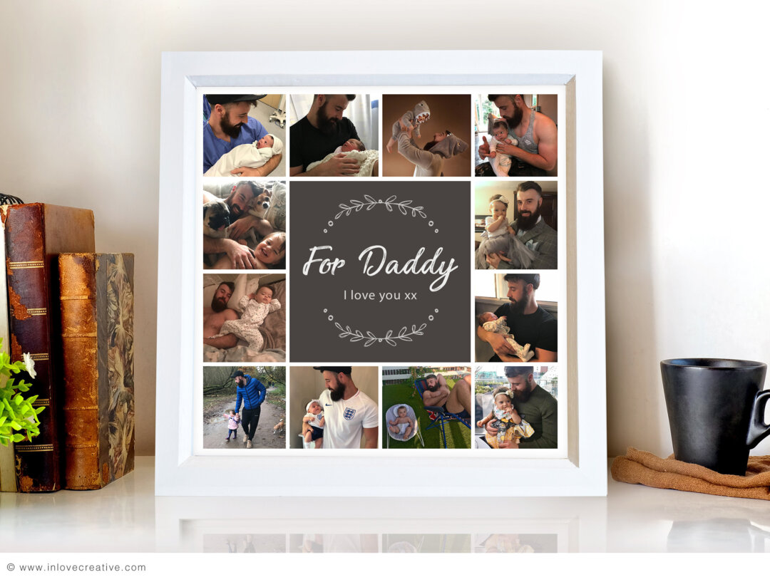 Personalized Photo Collage Frame Custom Family Keepsake by