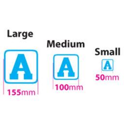 Block Alphabet 2 Wall Stickers Kids Nursery Play Room Home Art Decoration Children Decals Removable Handmade School Bedrooms Bright Vc-A131 - thumbnail 2