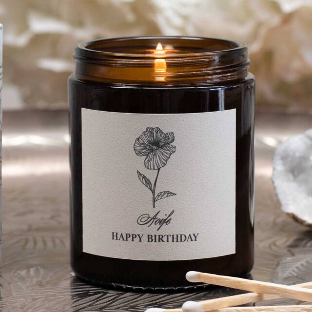 Personalised Birthday Candle - Thoughtful, Unique, Gift - image 1
