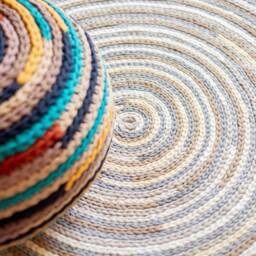 Carpet Rug Round Carpet For Nursery Rug Living Room Area Knitted Mix Of Colors Color Choose Over 30 Personalized Design - thumbnail 4