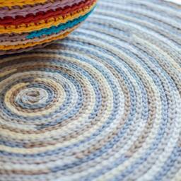 Carpet Rug Round Carpet For Nursery Rug Living Room Area Knitted Mix Of Colors Color Choose Over 30 Personalized Design - thumbnail 3