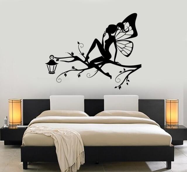 Wall Vinyl Decal Fairy Tree Branch Lantern Kids Child Room Nursery Mural Art 1473Dz - image 1