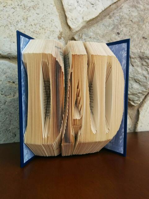 Dad - Folded Book Art Fully Customizable, Daddy, Father's Day - image 1