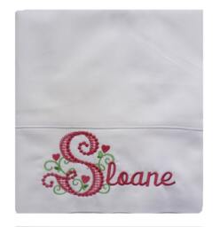 Princess Pillowcase Custom Embroidered Personalized