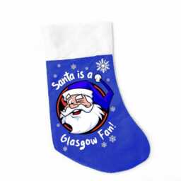 Santa Is A Glasgow Fan Stocking Fanmade Christmas Merchandise - thumbnail 1
