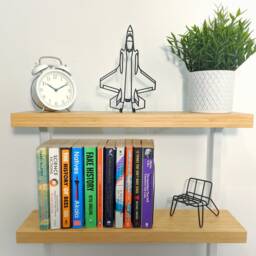 F35 Jet Airplane - Wall Art Hanging Decoration Home Decor Black Printinghive - thumbnail 2