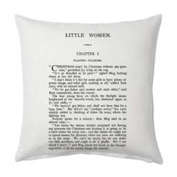 Little Women By Louisa M. Alcott Pillow Cover, Book Pillow Cover - thumbnail 2