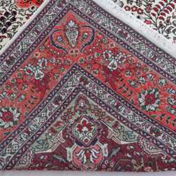 7x10 Ft Large Turkish Heriz Rug Beige Orange Natural Dyes Wool Hand Knotted Caucasian Rug, Afghan Vintage Geometric Rug, For Living Room - thumbnail 4