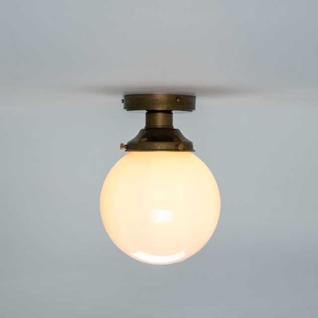 Yerevan Mid-Century Opal Globe Ceiling Light 78'' Ip20 - image 1