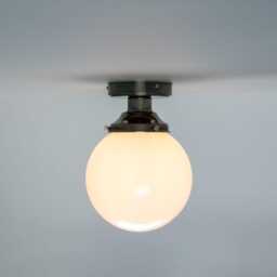 Yerevan Mid-Century Opal Globe Ceiling Light 78'' Ip20 - thumbnail 3