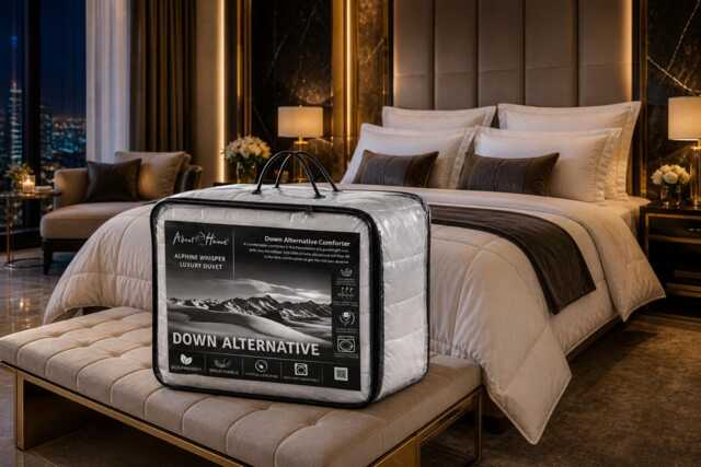 Alphine Whisper Down Alternative Duvet, 13.5 Tog, Hotel Quality Fluffy Quilt - image 1