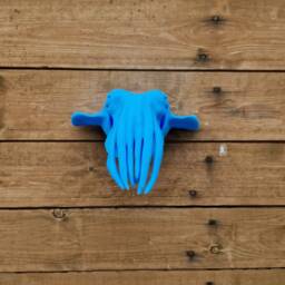 Cuttlefish Wall Head - Animal Art 3D Printed - thumbnail 3