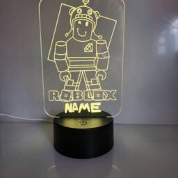 Personalised Roblox Night Light, Children's Light, Game Room, Boys Night Led Boy Girls Birthday Active - thumbnail 2
