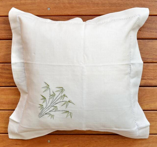 Pure Linen European Pillow Cushion Cover Square 22