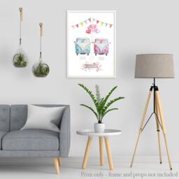 Anniversary Or Wedding Campervan Gift, Gift For Boyfriend, Girlfriend, Finance, Husband, Wife Partner. Personalised Print - thumbnail 3