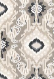 Kiribati Ikat Print in Linen, Aquamarine Or Coral-Listing Is For One Pillow - thumbnail 1