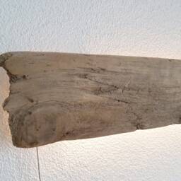 Wall Light With Led Strip Made Of Driftwood - thumbnail 2