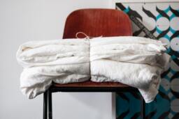 White Linen Duvet Cover Shabby Chic Style, Soft Pre-Washed Bedding - thumbnail 1