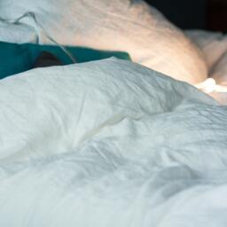 White Linen Duvet Cover Shabby Chic Style, Soft Pre-Washed Bedding - thumbnail 3