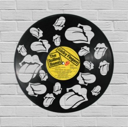 The Rolling Stones 2 - Laser Cut Carved Vinyl Record Art Music Gift For Occasions Like Birthday, Christmas, Weeding Cutout Wall - thumbnail 1