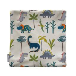 Celina Digby Cuddly Cosy & Soft Children's Fleece Blanket Toddlers, Pram Cot Bed Dinosaur Dino Days Cream Available in 2 Sizes