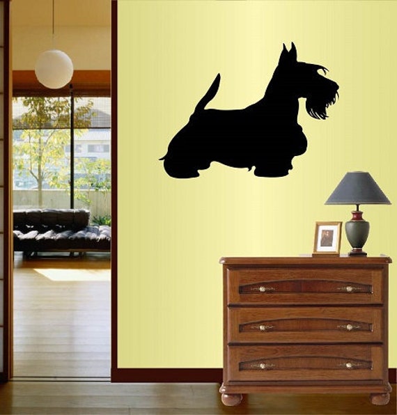 In-Style Decals Wall Vinyl Decal Home Decor Art Sticker Dog Scottish Terrier Scottie Pet Animal Shop Nursery Removable Mural Design 111 - image 1