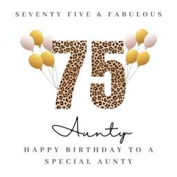 Personalised Aunty 75Th Birthday Candle Gift Cards Hamper Gifts For Her W - thumbnail 4