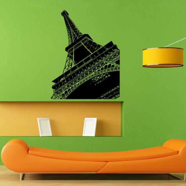 Eiffel Tower Paris City France Monument Wall Sticker Vinyl Mural Decal Home House Apartment Art Decor Free Shipping L052 - image 1