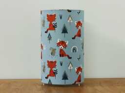 Tube Lamp With Red Panda & Rabbit Motifs - Ideal Christmas, Birthday, Or Baby Shower Gift Idea Children's/Baby's Room Decoration - thumbnail 1