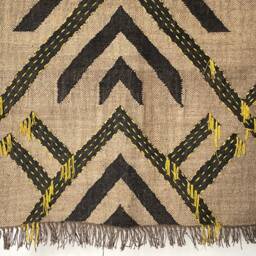 Handmade Jute Wool Kilim Tapestry Traditional Wall Decor - thumbnail 2
