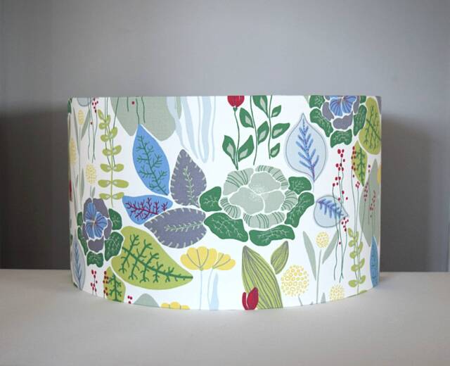 Scandi Meadow Flower Lampshade, Handmade For Ceiling Or Lamp Base, 20cm To 45cm Diameters - image 1