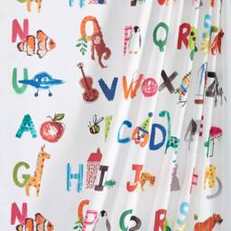 A B C Fabric Tissu Children's Enfant Children Gardisette By The Meter Room /Jab - thumbnail 4