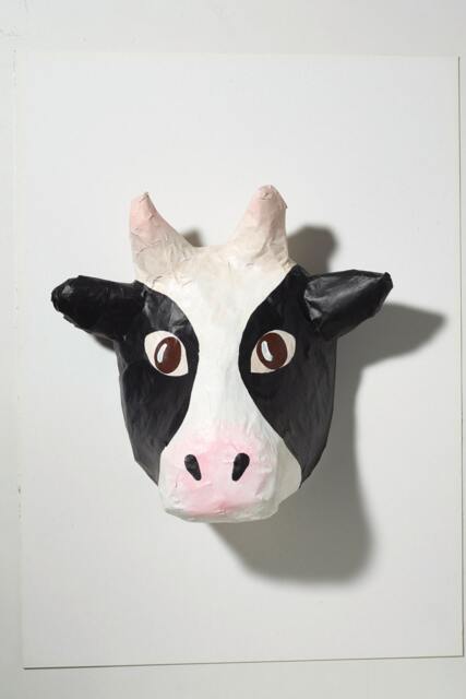 Baltazar, Paper Mache Bear Head - image 1