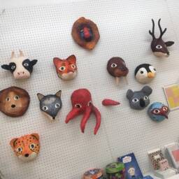 Baltazar, Paper Mache Bear Head - thumbnail 2
