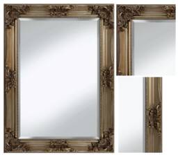 "Champagne Ornate French Decorative Wall Mirror 108cm X 78cm 42.5"" 30.5" - thumbnail 1