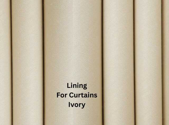 Lining Hanes Ivory For Curtains, Add To Your Curtain Order - image 1