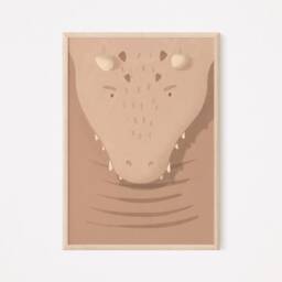 Diego Dragon Poster Beige I Pastel, Children's Room, Living Room Decoration, Poster, Boho, Download, Wall Picture, Printable Picture - thumbnail 3