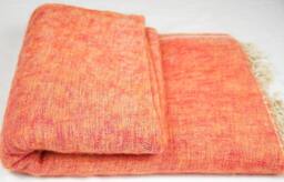 Handmade Yak Wool Blend Blanket Large Nepal Travel Wrap - thumbnail 1