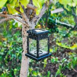 Solar Lanterns Warm Led Outdoor Garden Lights - Set Of 2 - thumbnail 3