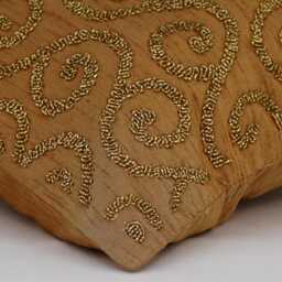 "Decorative Gold European Pillow 24""x24""/26""x26" - thumbnail 2