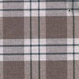 Handmade Tartan Footstool Kintyre Chestnut Fabric, Queen Anne Legs - thumbnail 3