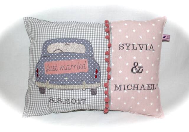Name Pillow For Wedding, Wedding Gift Personalized, With Name, Name Pillow, Anniversary - image 1