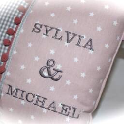 Name Pillow For Wedding, Wedding Gift Personalized, With Name, Name Pillow, Anniversary - thumbnail 3