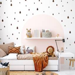 Raindrops - Vinyl Wall Decals Watermelon Seeds Rain Water Drip Drops Stickers Baby Boys Girls Nursery Kids Room D??cor - thumbnail 2